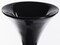 24-inch Tall Black Modern Trumpet Vase: Decorative Wedding Centerpiece, Elegant Table Decor, Tall Floor Flower Vase, Contemporary Home Decoration, Event Decoration, Party Accent Piece
